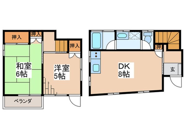 淵野辺戸建ての物件間取画像